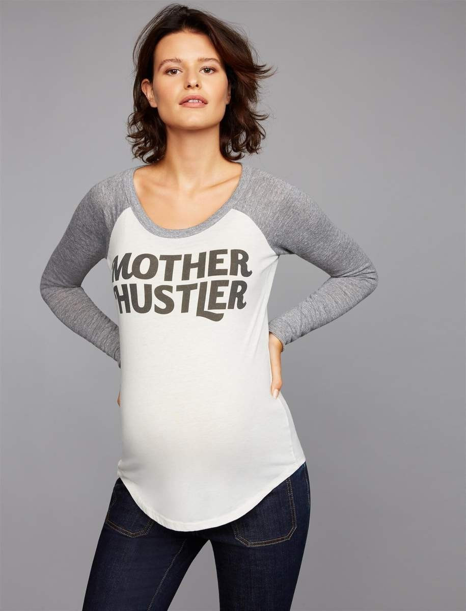 Chaser Mother Hustler Maternity T Shirt | A Pea In The Pod