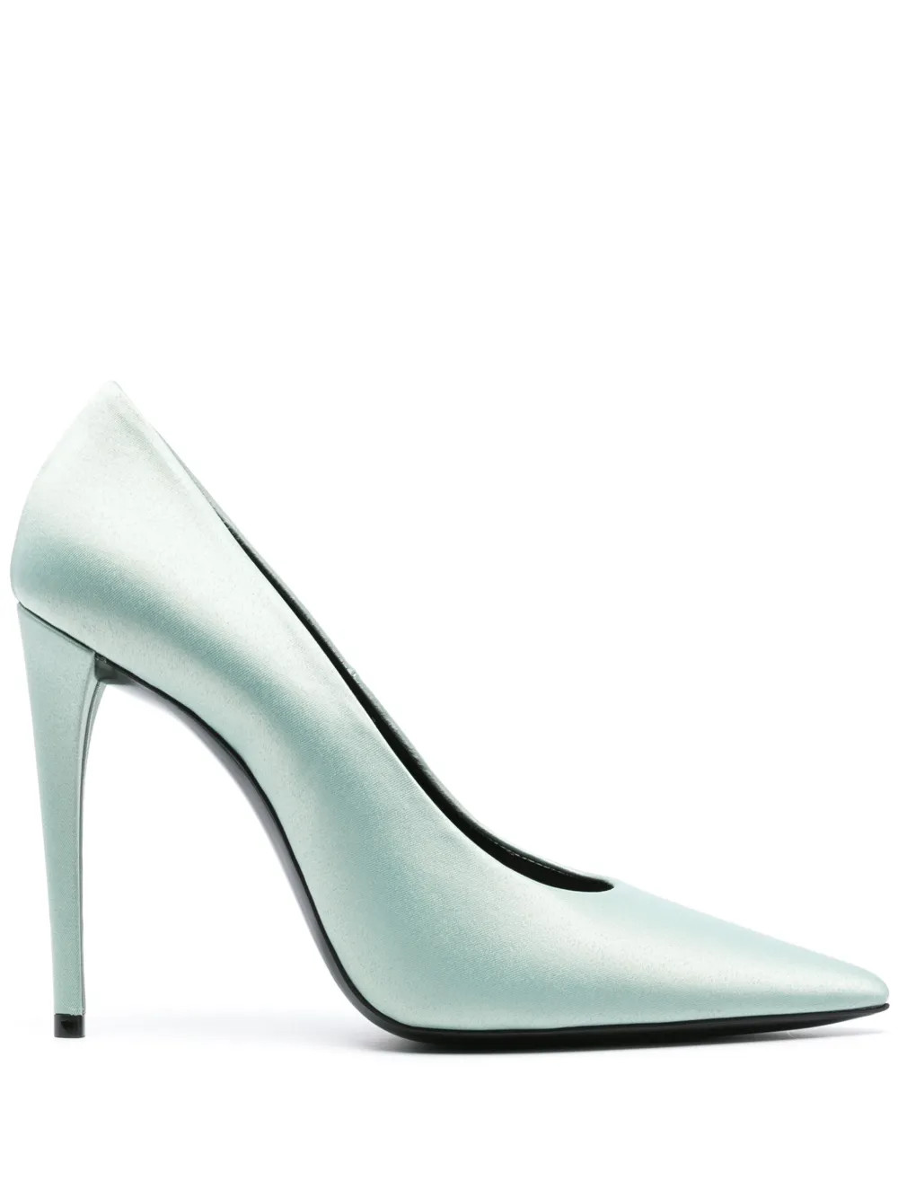 Saint Laurent Monceau 115mm Satin Pumps - Farfetch | Farfetch Global