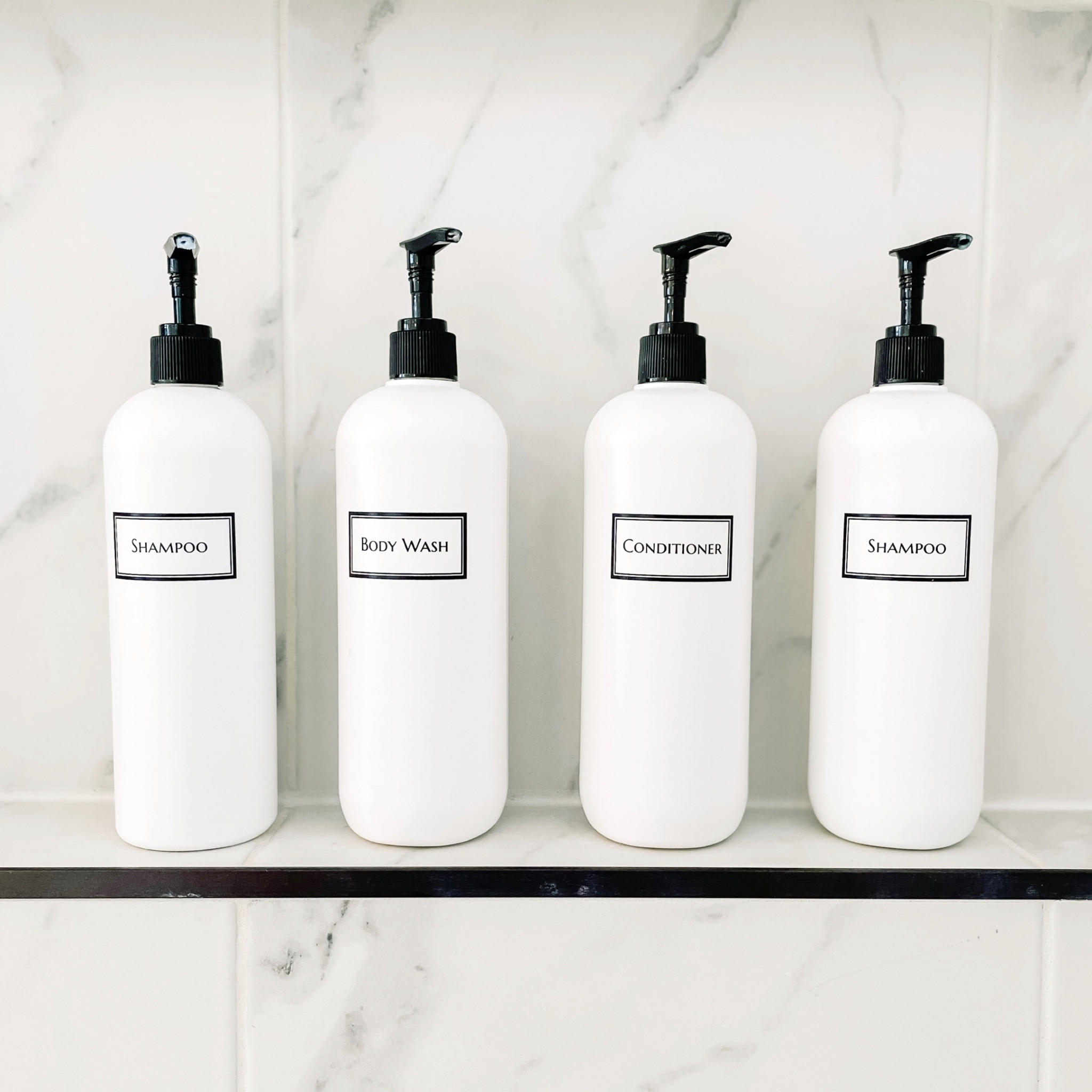 Organizing the shower