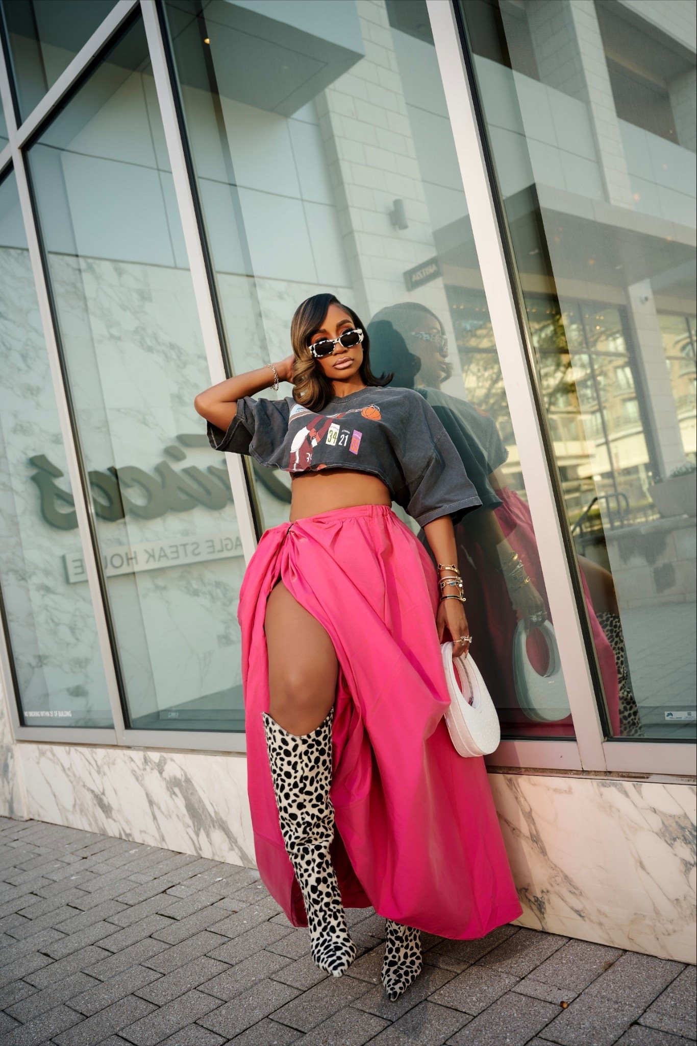 spring outfits inspo! Added some detail to the skirt by pinning it up!!

#LTKootd #LTKMidsize #LTKspringtrends