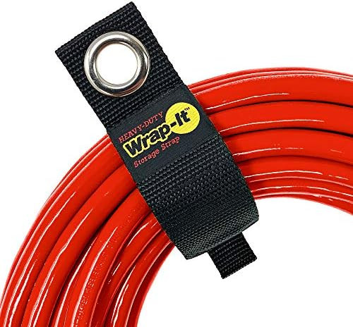 Heavy-Duty Wrap-It Storage Straps, 10-inch (6 Pack) - Hook and Loop Extension Cord Organizer Hang... | Amazon (US)