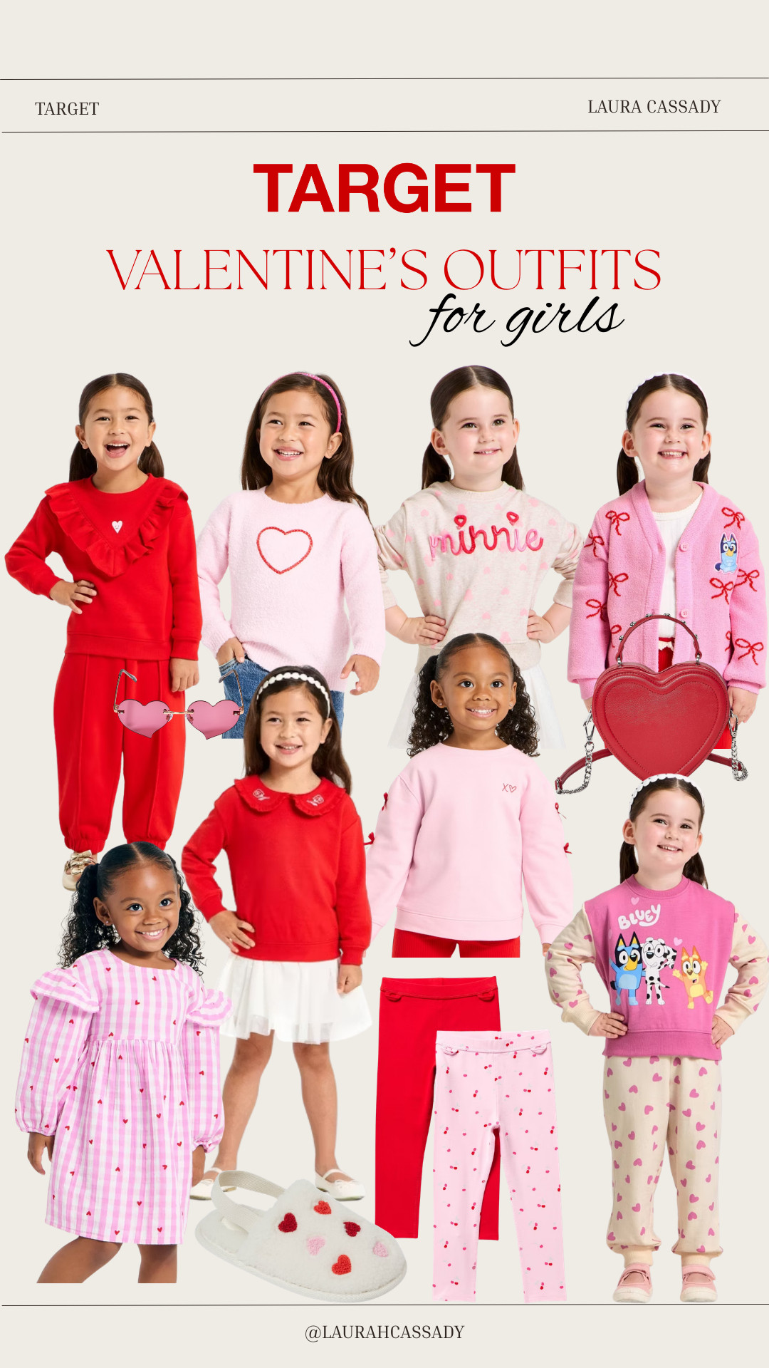 Target Valentine’s outfits for girls 💕 The sweetest pinks, reds, and heart prints — perfect for school parties, class photos, and celebrating all month long. Cute, comfy, and budget-friendly finds! 

 #TargetKids #ValentinesOutfits #GirlsStyle #ValentinesDayForGirls #TargetFinds #KidsFashion #HolidayStyle #LTKKids #BudgetFriendlyStyle #MomFinds #LTKValentine #LTKSeasonal #LTKKids