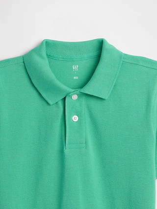 Kids Pique Polo Shirt | Gap Factory