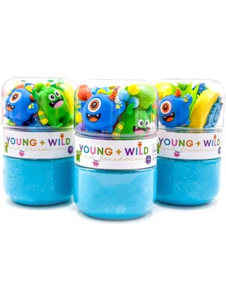 Young + Wild and Friedman Colorful Monster Grab & Go Dough Jar - Colorful Monster Grab & Go Dough Jar | Shop.com