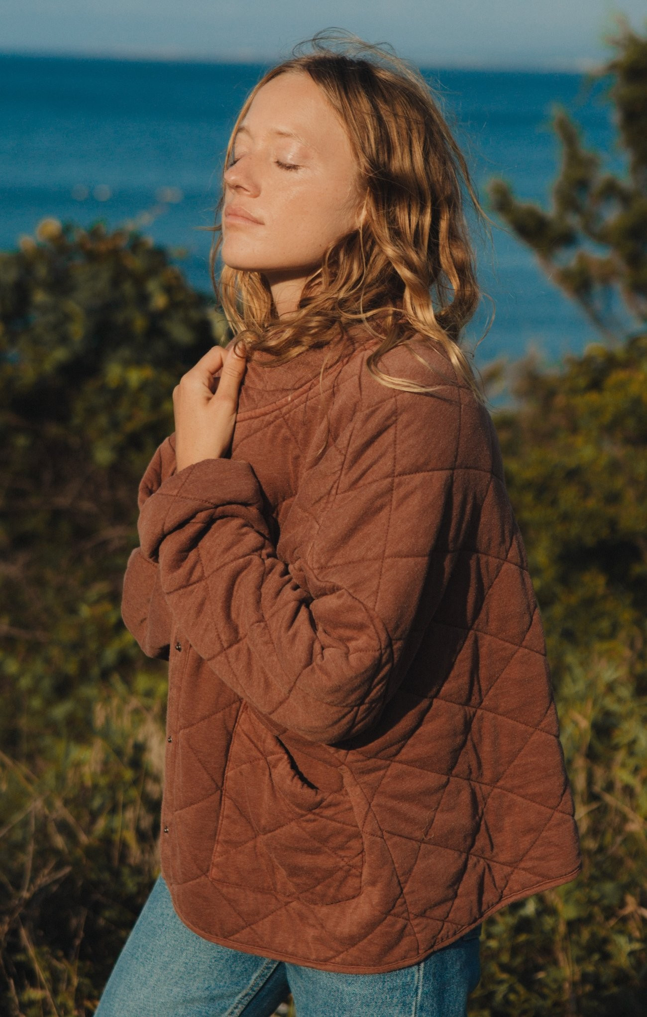 Maya Quilted Jacket in Whiskey by Z Supply | Z Supply