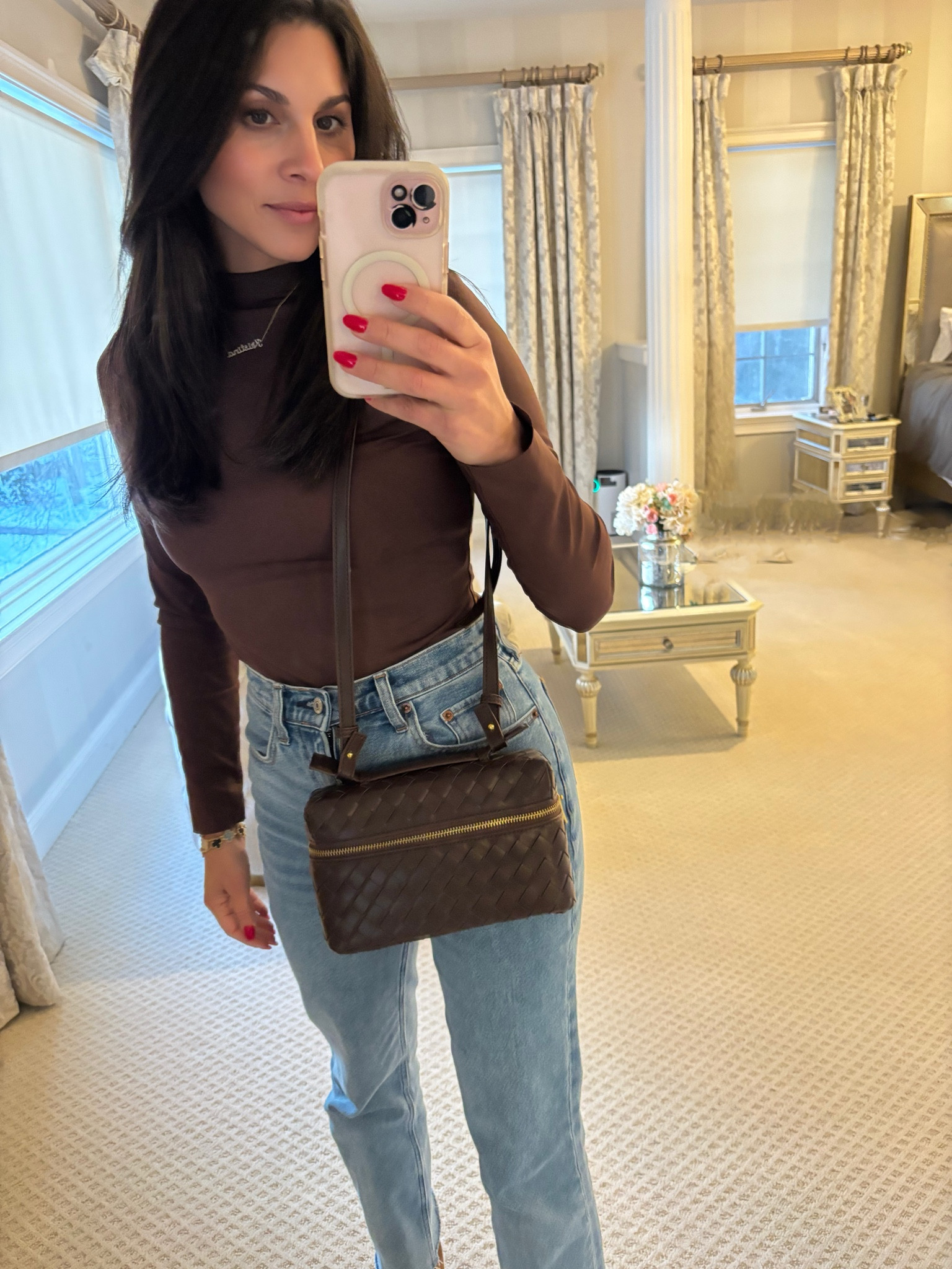 This weeks *Pink Spotlight*
Loving these looks for less and the beautiful chocolate browns. 