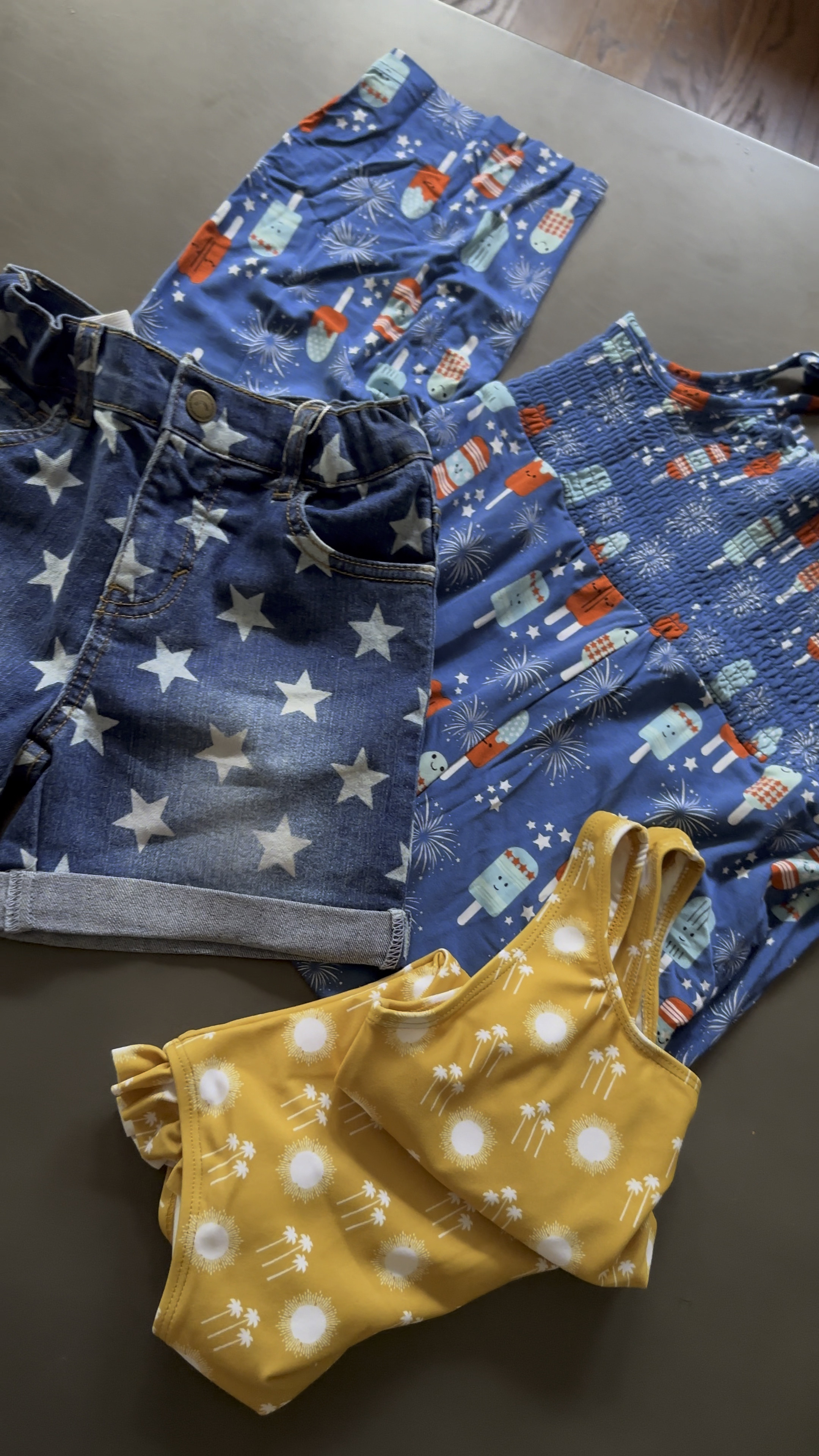 The cutest summer wardrobe finds (and prepping for Easter next year with an unbelievable clearance find - all sizes still available) 
Obsessed with this star shorts for Fourth of July! 🧨 

#LTKKids #LTKBaby #LTKSeasonal