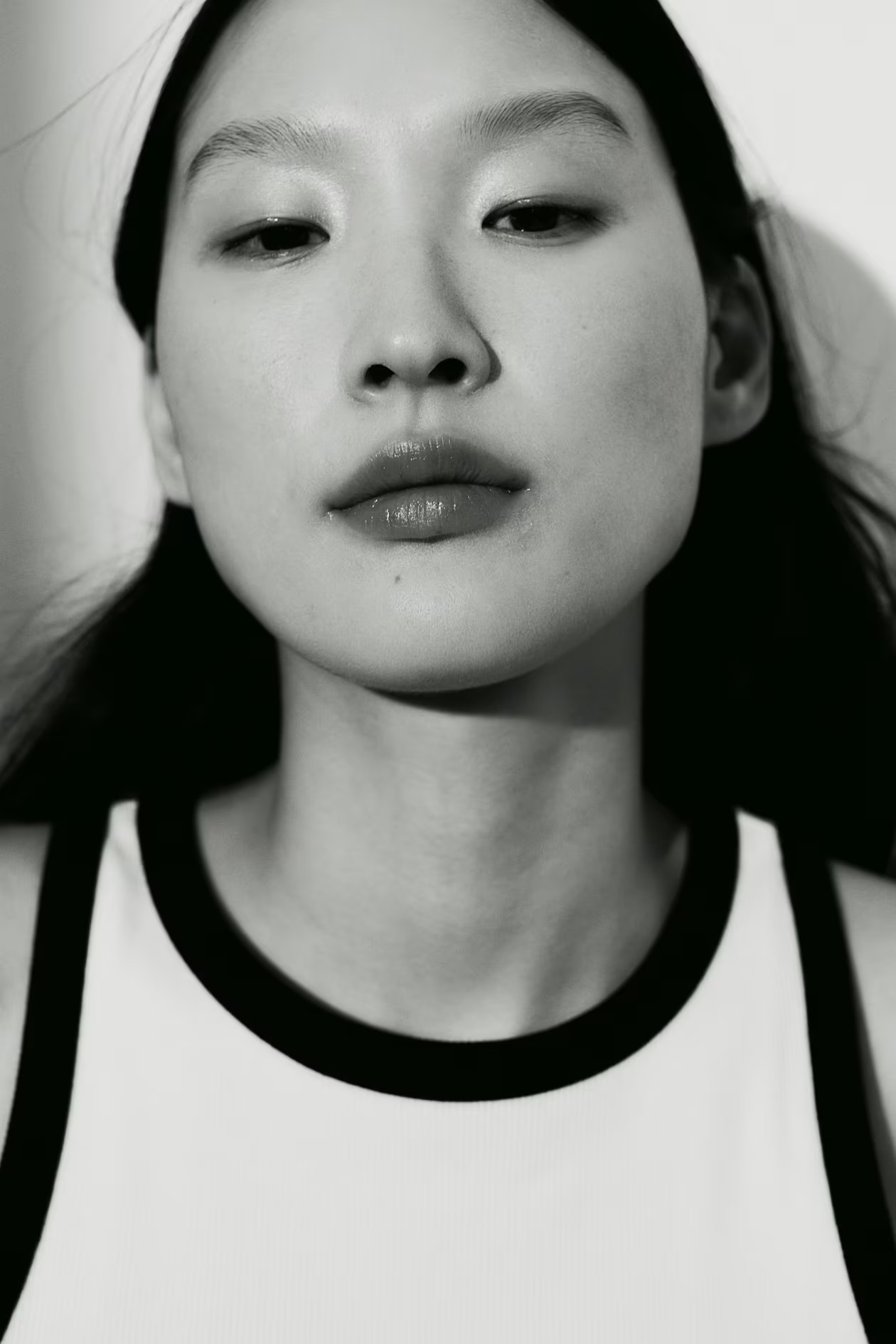 Cropped Tanktop - Weiß/Schwarz - Ladies | H&M AT | H&M (DE, AT, CH, NL, FI)