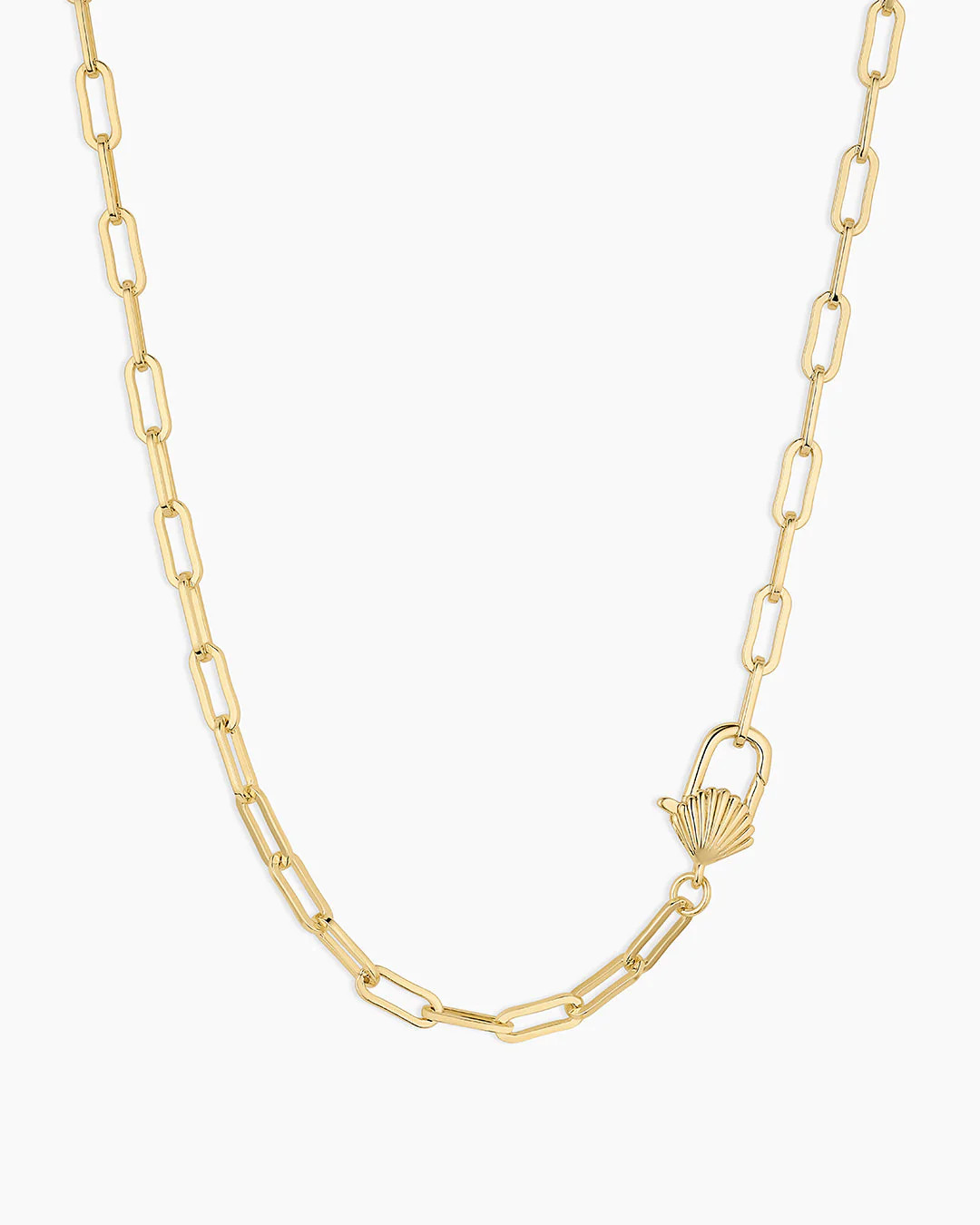 Scallop Padlock Necklace | gorjana