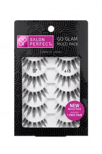 Salon Perfect Go Glam Multi Pack Lash 615, 5 Pairs - Walmart.com | Walmart (US)