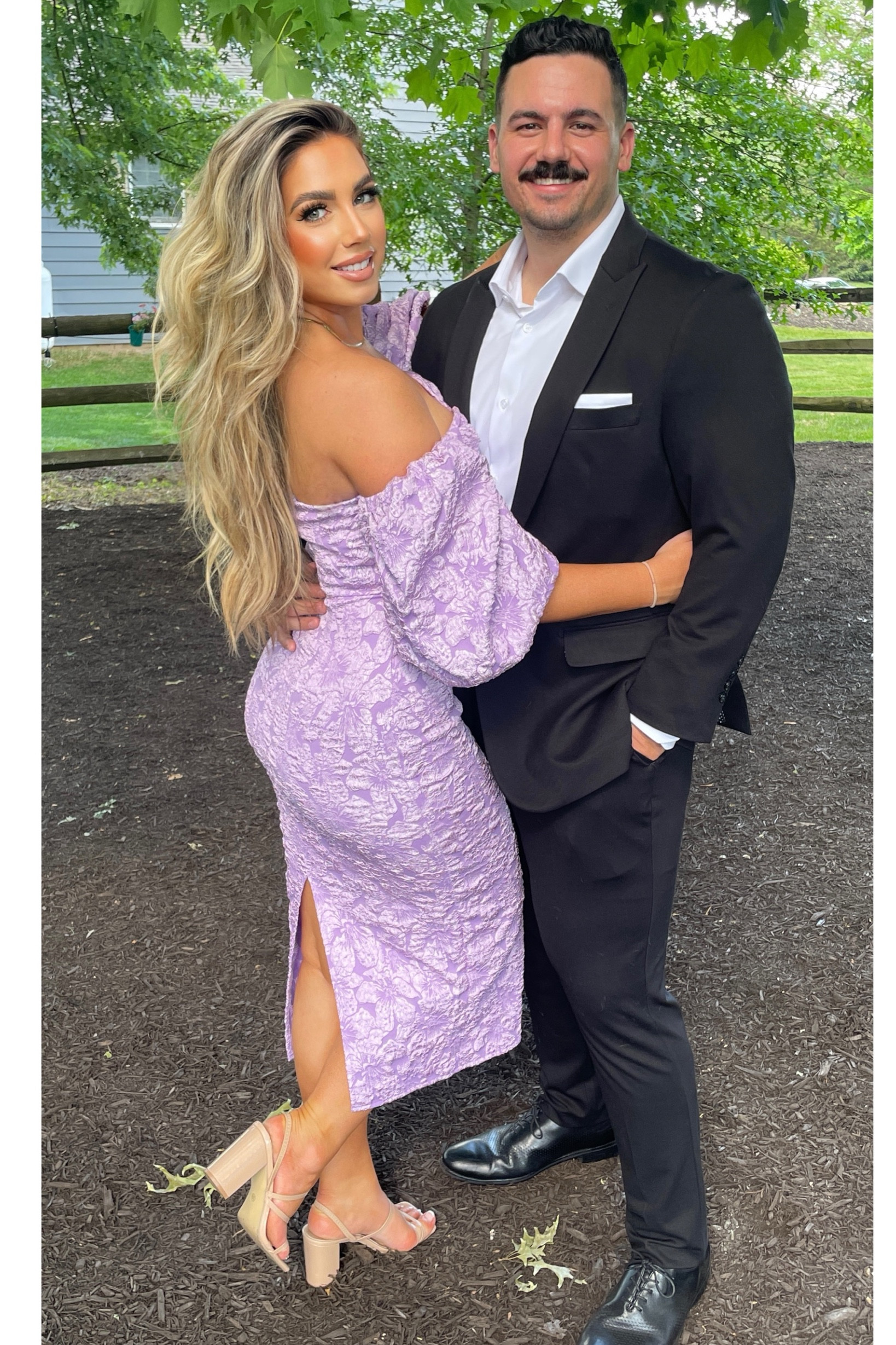 Spring floral wedding guest dresses 🪻 Bridgerton vibes for this garden party wedding! 

#LTKMidsize #LTKWedding #LTKParties