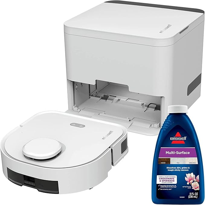 BISSELL ReadyClean Wet/Dry Mopping Hard Floor Robot, Auto-Pad Change Technology, LiDAR Advanced H... | Amazon (US)