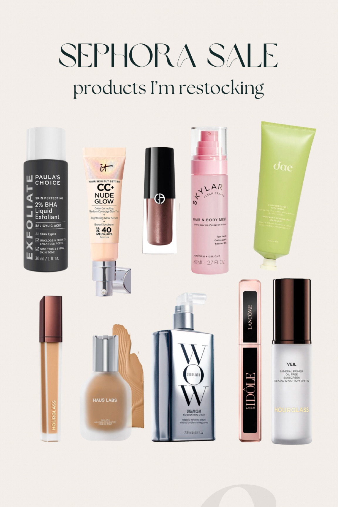 Products I’m restocking @ Sephora during the sale and saving $$$ 

#LTKxSephora