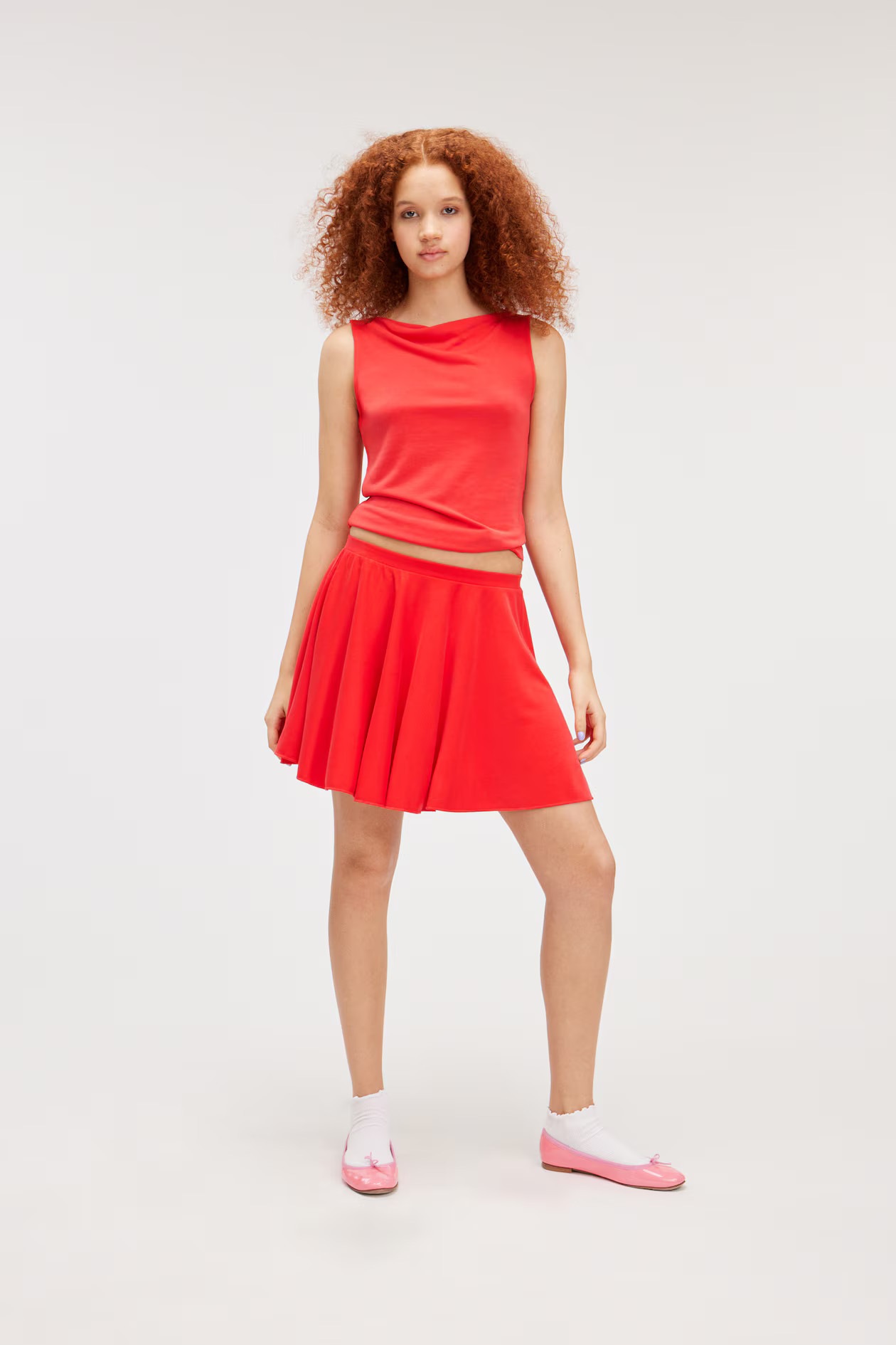 Korte piqué rok | H&M (DE, AT, CH, NL, FI)