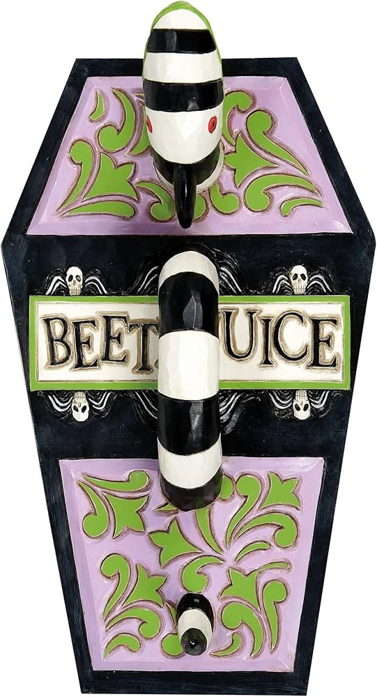 Enesco Beetlejuice by Jim Shore Coffin The Ghost with The Most Trinket Box- Resin Hand Painted Cr... | Amazon (US)