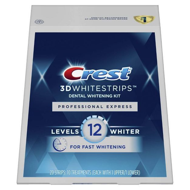 Crest 3D Whitestrips Professional Express Teeth Whitening Kit 7 Treatments - 10ct | Target