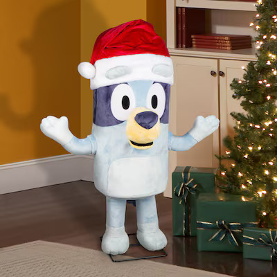 Bluey 4-ft Bluey Musical Animatronic Decoration Lowes.com | Lowe's