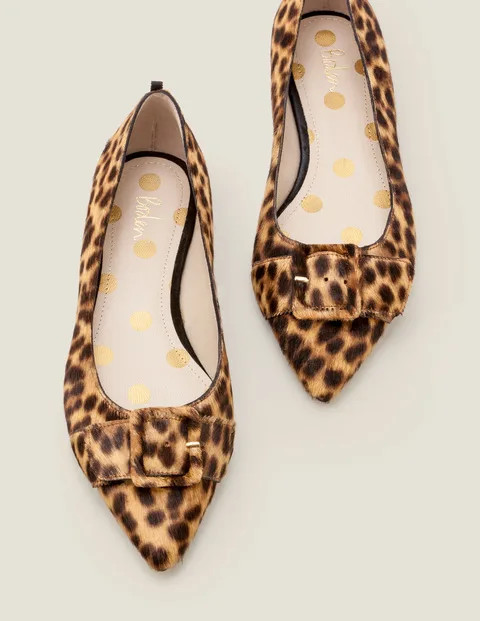 Renee Flats - Tan Leopard | Boden (US)