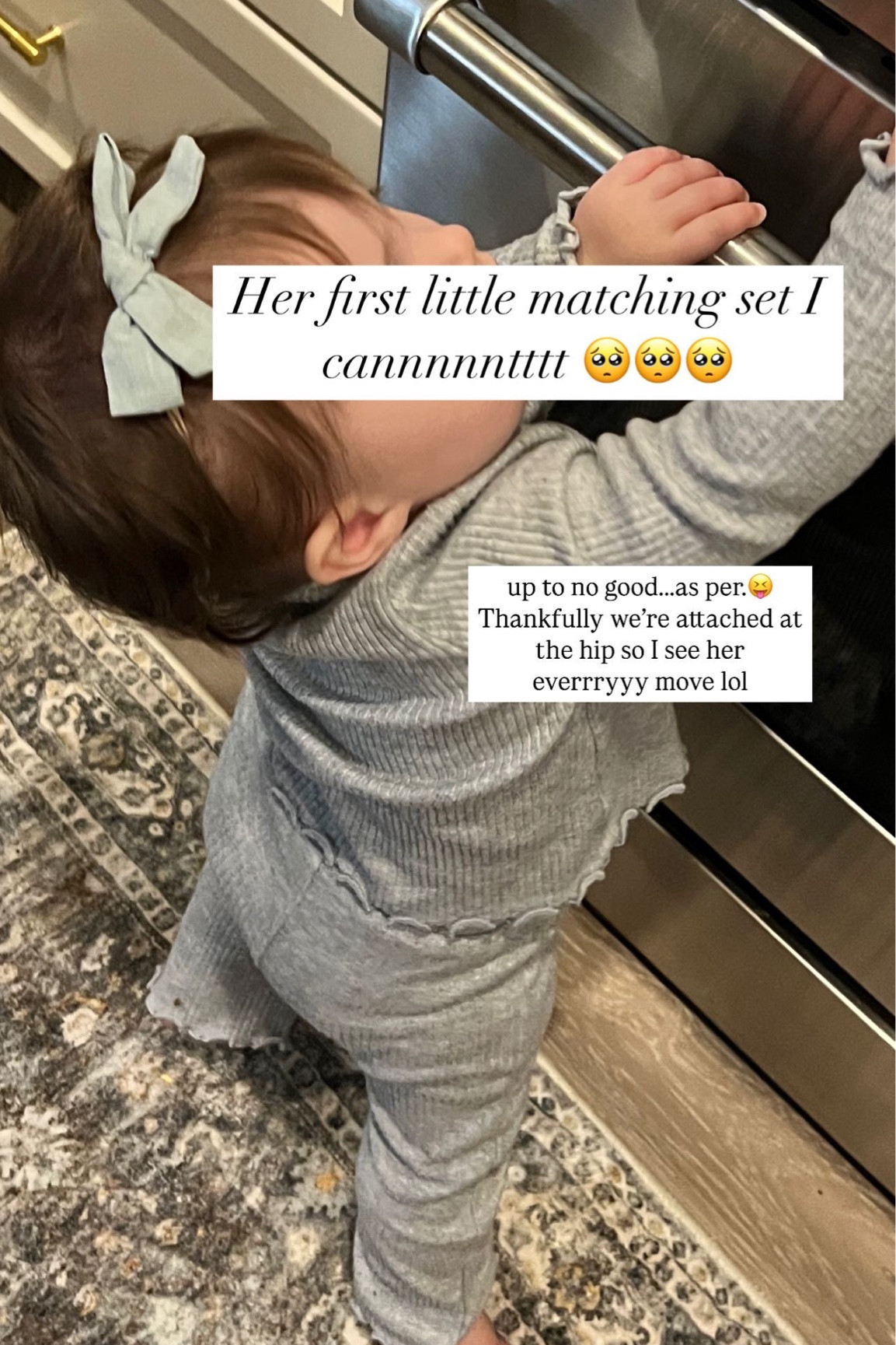 Little girl’s first matching set. 🥹🩷 I’m obsessed 



#LTKBaby