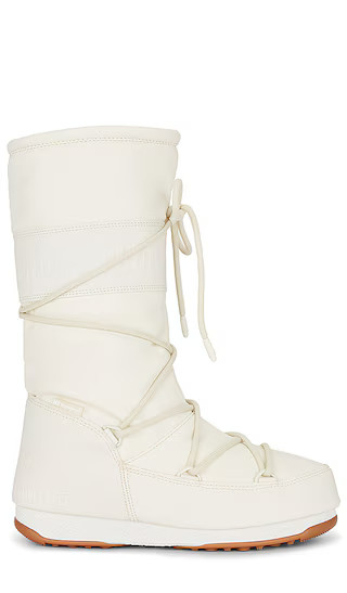 High Rubber Boot in Cream | Revolve Clothing (Global)