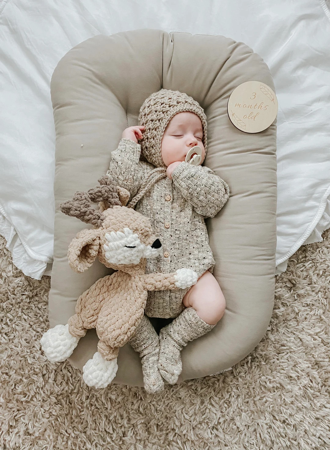 Deer Lovey / Deer Snuggly / Buck Lovey / Deer Plush - Etsy | Etsy (US)