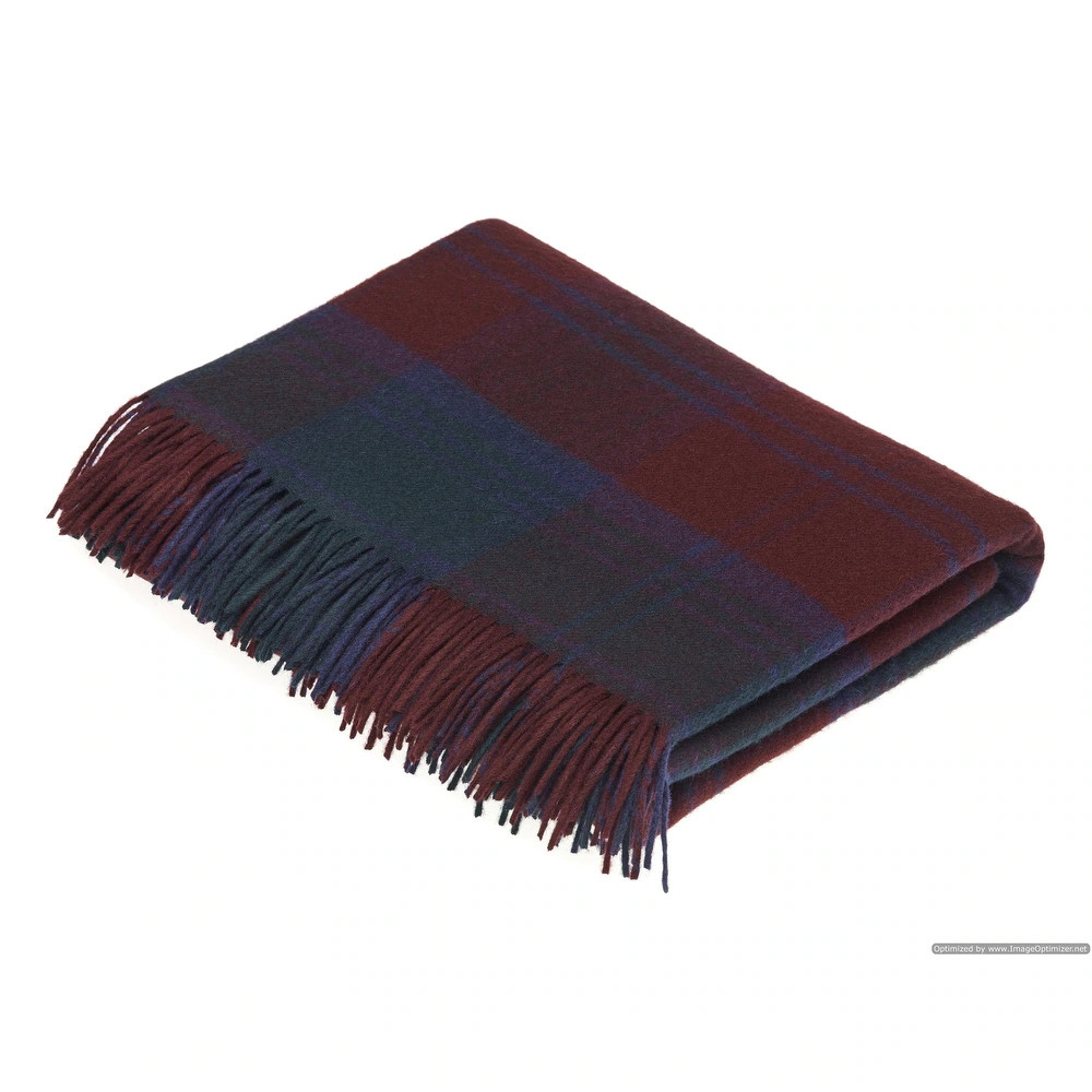 Lindsay - Merino Lambswool Throw Blanket - Made in UK - Bed Bath & Beyond - 34158485 | Bed Bath & Beyond