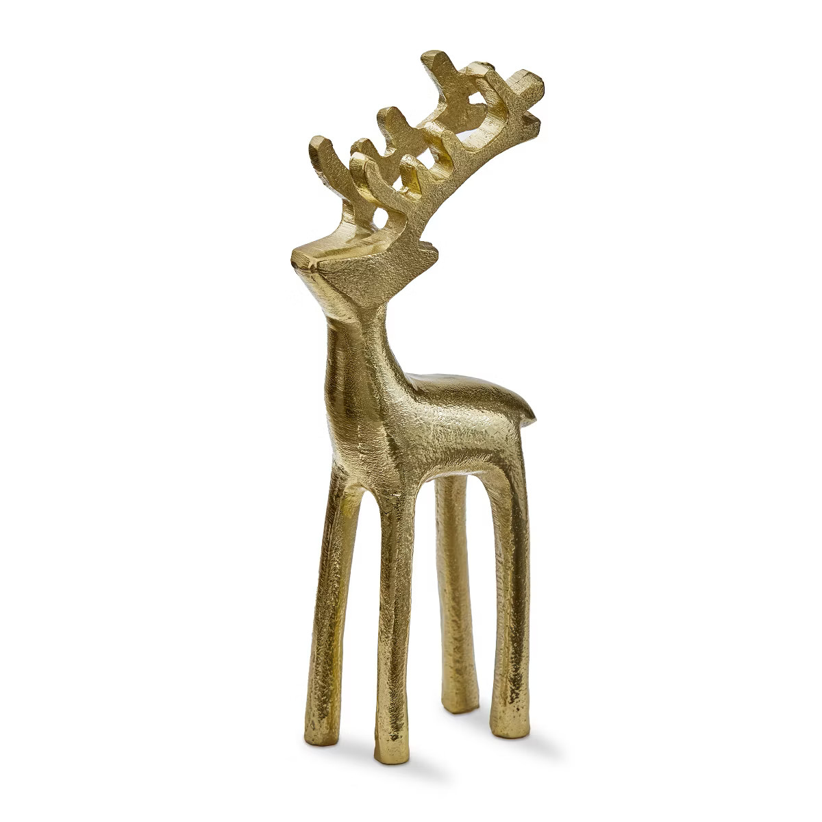 TAG Large Gold Reindeer Silhouette Figurine Decorative Sculpture for Holiday Christmas Decor 8.5 ... | Target