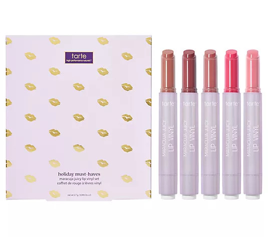 tarte Maracuja Juicy Lip Vinyl 5 Piece Set | QVC