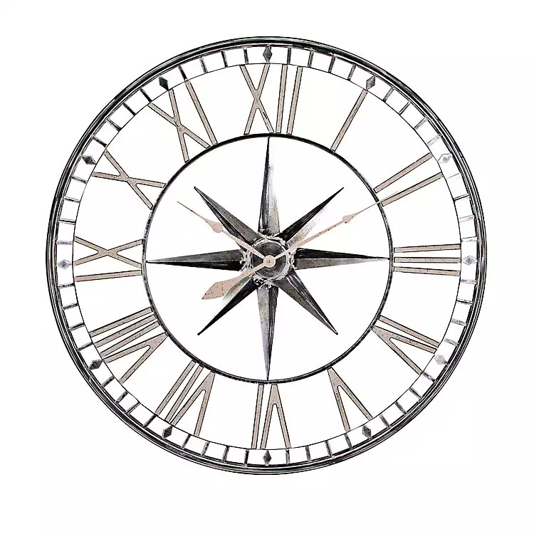 Metal Depth Star Wall Clock | Kirkland's Home