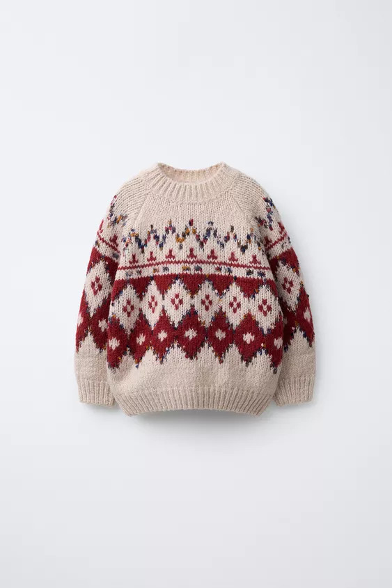 JACQUARD KNIT JUMPER | Zara UK