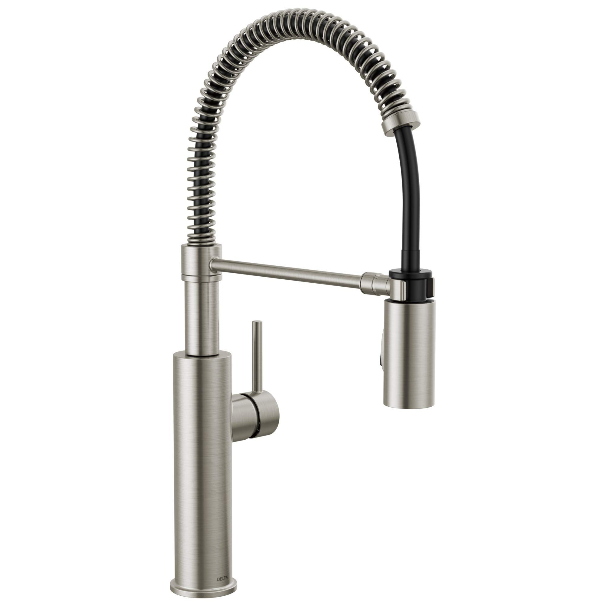 Delta Antoni Pro Style Commercial Kitchen Faucet with Pull Down Sprayer, Brushed Nickel Single Ho... | Amazon (US)