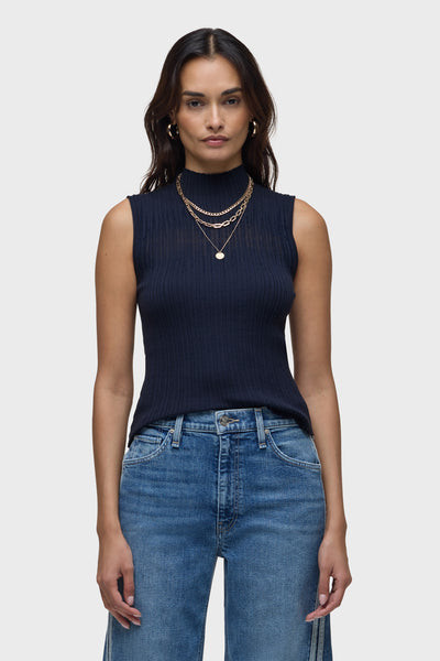 Mock Neck Sweater Tank | Hudson Jeans