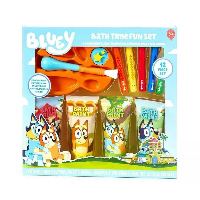 Bluey 12-Piece Bath Time Fun Set | Walmart (US)
