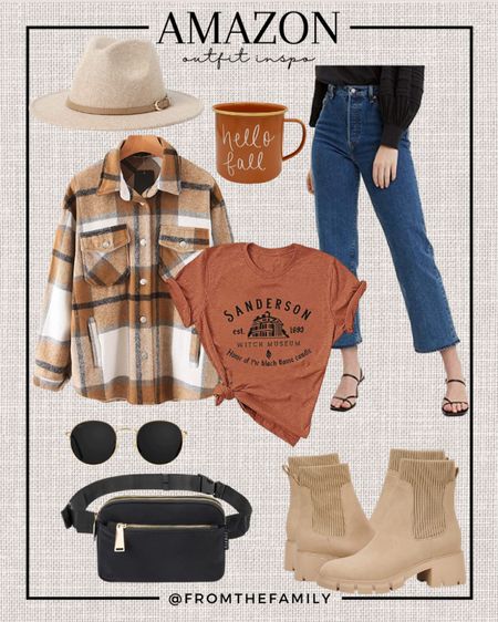 A best seller this season is the Hocus Pocus shirt! The shacket is TTS and I own and love it. Pair it all with a fun belt bag and neutral hat that can be worn with numerous other outfits.  All from Amazon the perfect fall shacket outfit.


#LTKSeasonal #LTKHalloween #LTKunder100