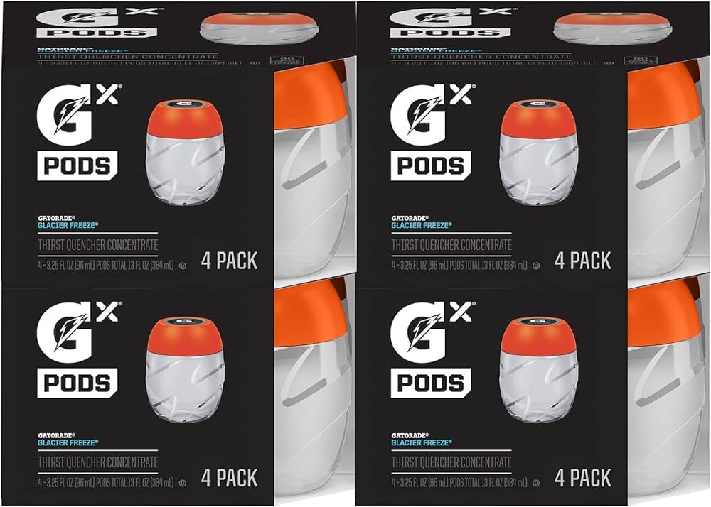 Gatorade Gx Hydration System, Non-Slip Gx Squeeze Bottles & Gx Sports Drink Concentrate Pods, 16 ... | Amazon (US)