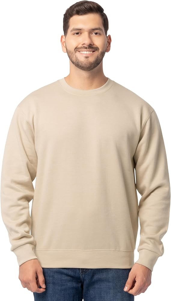 Fruit of the Loom Men's Eversoft Fleece Crewneck Sweatshirts, Moisture Wicking & Breathable, Size... | Amazon (US)