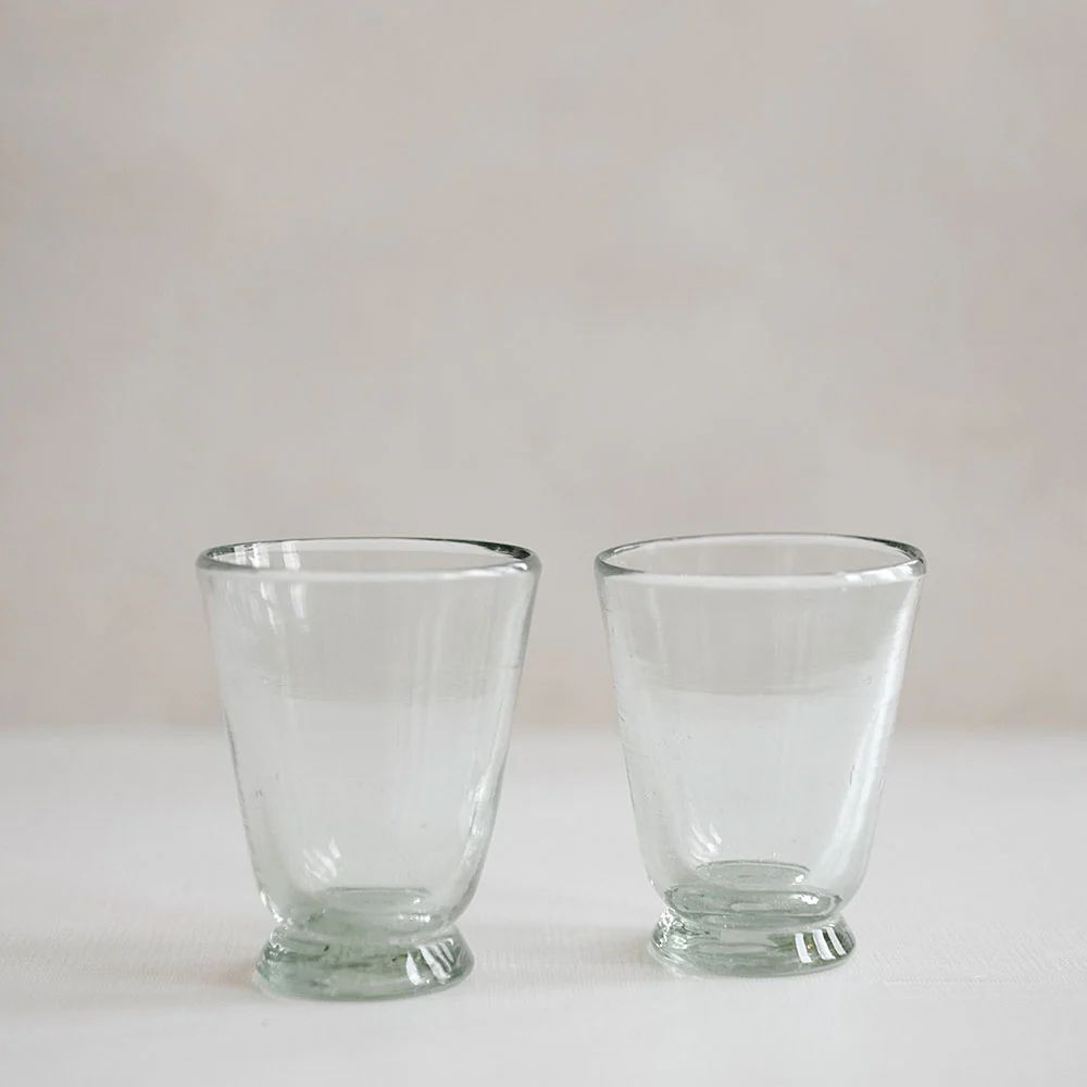 Handblown Petite Footed Glassware | Roan Iris