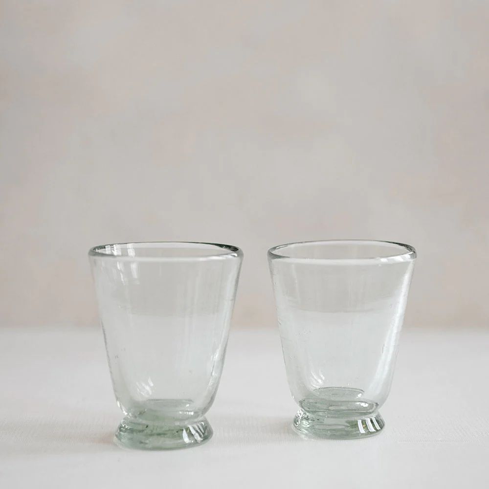 Handblown Petite Footed Glassware | Roan Iris