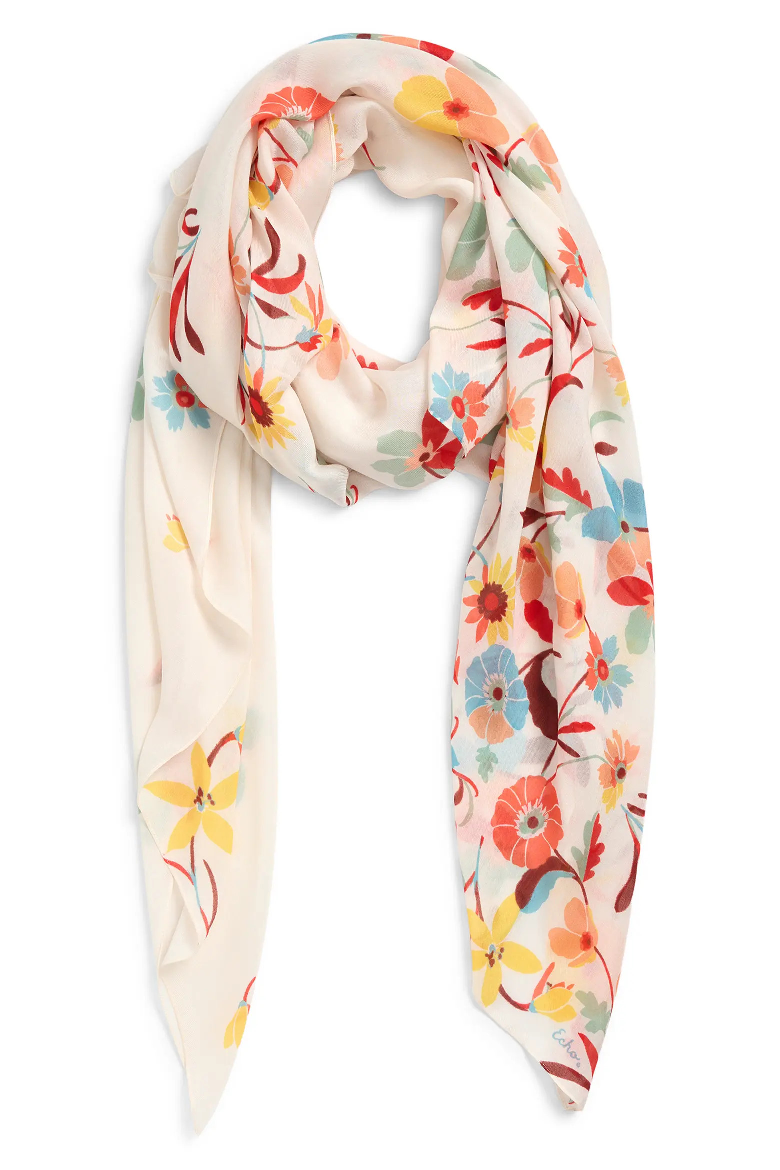 Echo Falling Flowers Wrap (Women) | Nordstrom | Nordstrom