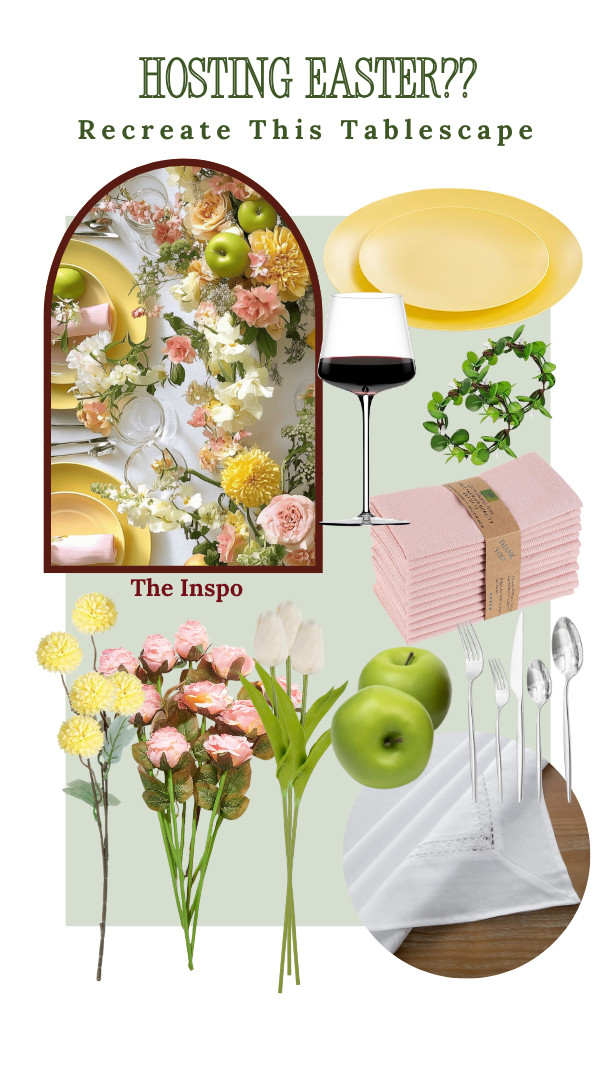 Recreate this Tablescape for Easter!! This look is so bright and fresh 

 #LTKSeasonal #LTKHome #LTKSaleAlert