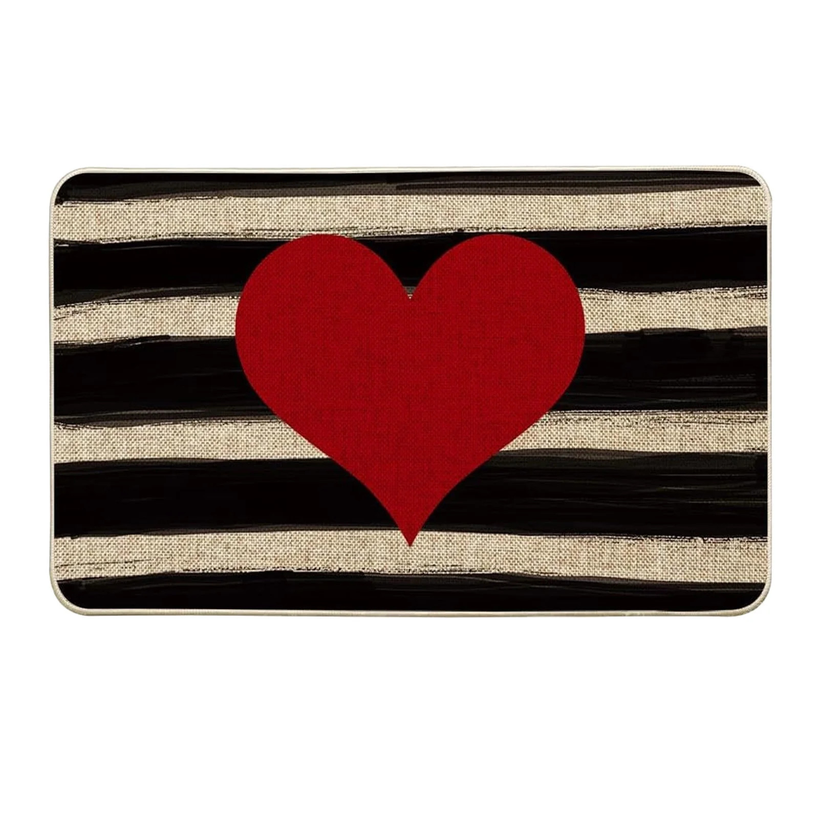 Qholemyo Valentines day non slip door mat welcome mats outdoor front door indoor entryway floor r... | Walmart (US)