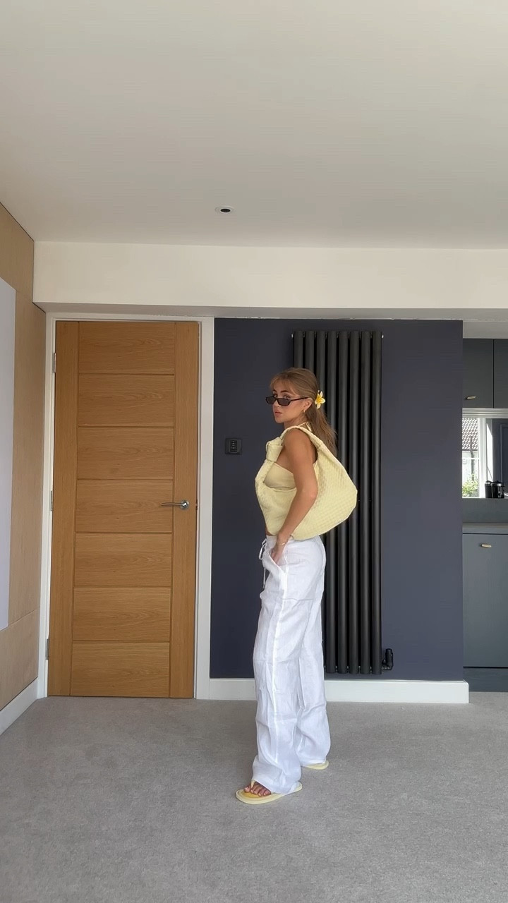 Kookai, summer outfits, holiday outfits, casual outfits, linen co-ord, linen skirt, white waistcoat, linen trousers, white trousers, linen outfits 

#LTKsummer #LTKeurope #LTKstyletip