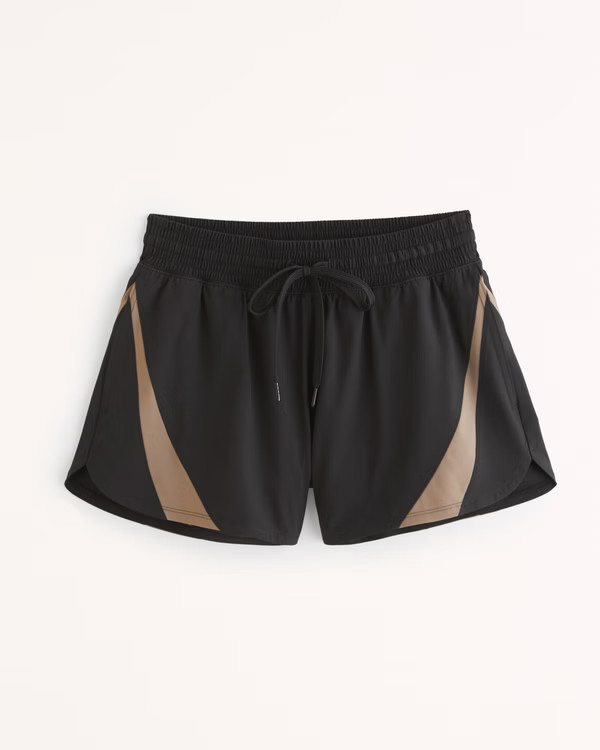 YPB motionTEK High Rise Lined Workout Short | Abercrombie & Fitch (US)