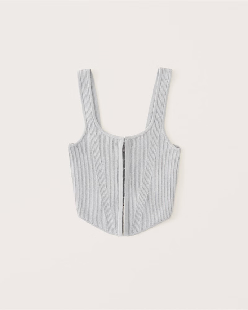 Hook-and-Eye Corset Tank | Abercrombie & Fitch (US)