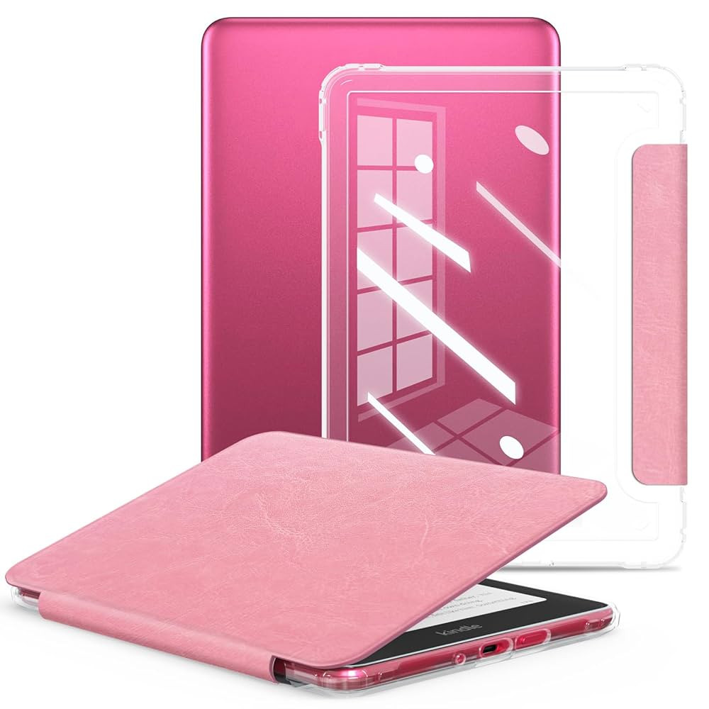 E NET-CASE Case for All-New 2024 Released 7 inch Ebook Electronic Reader,Clear Back Shell Durable... | Amazon (US)