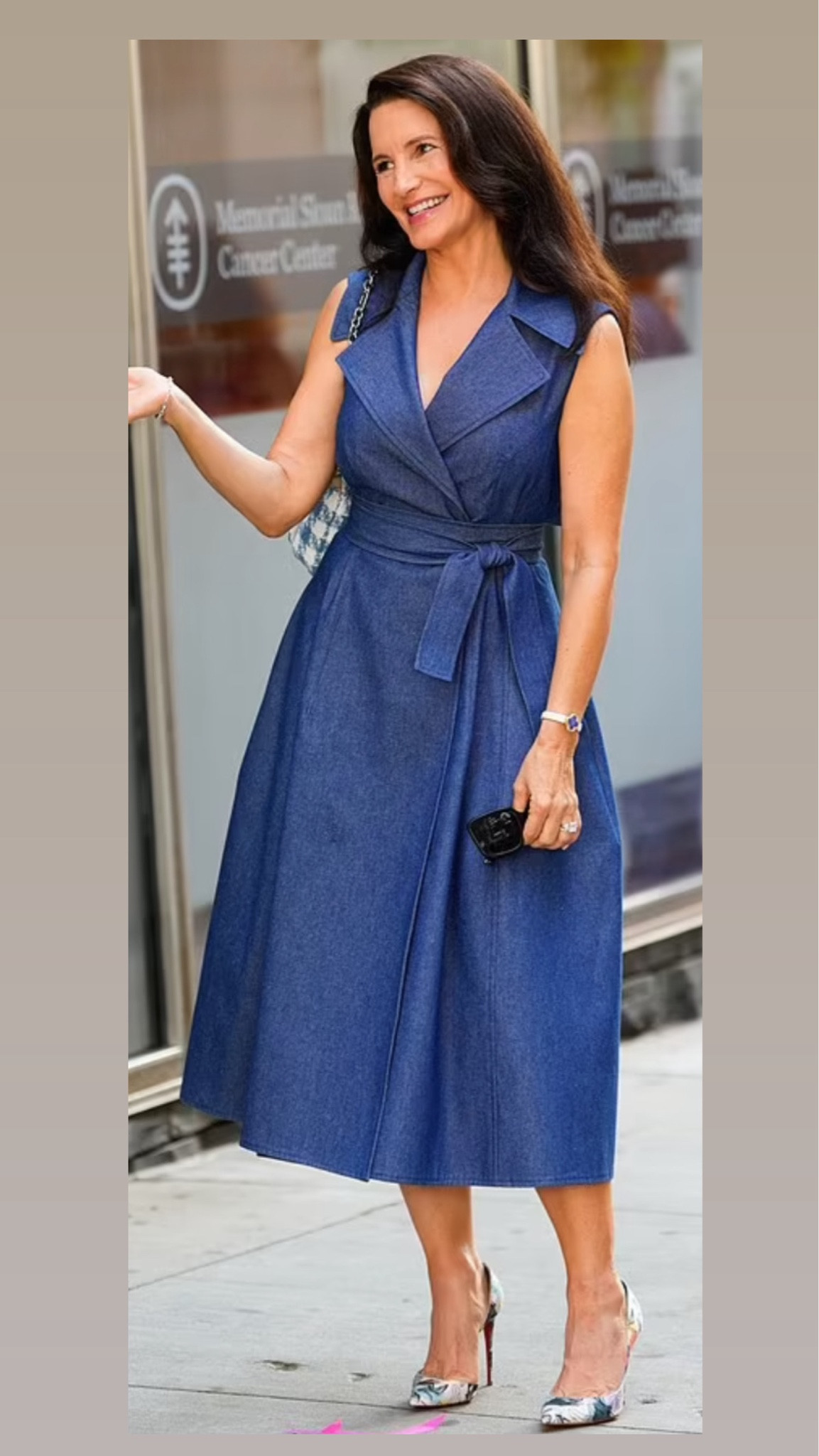 Denim dress
Charlotte york
SATC
Sex and the city
And just like that

#LTKFindsUnder100