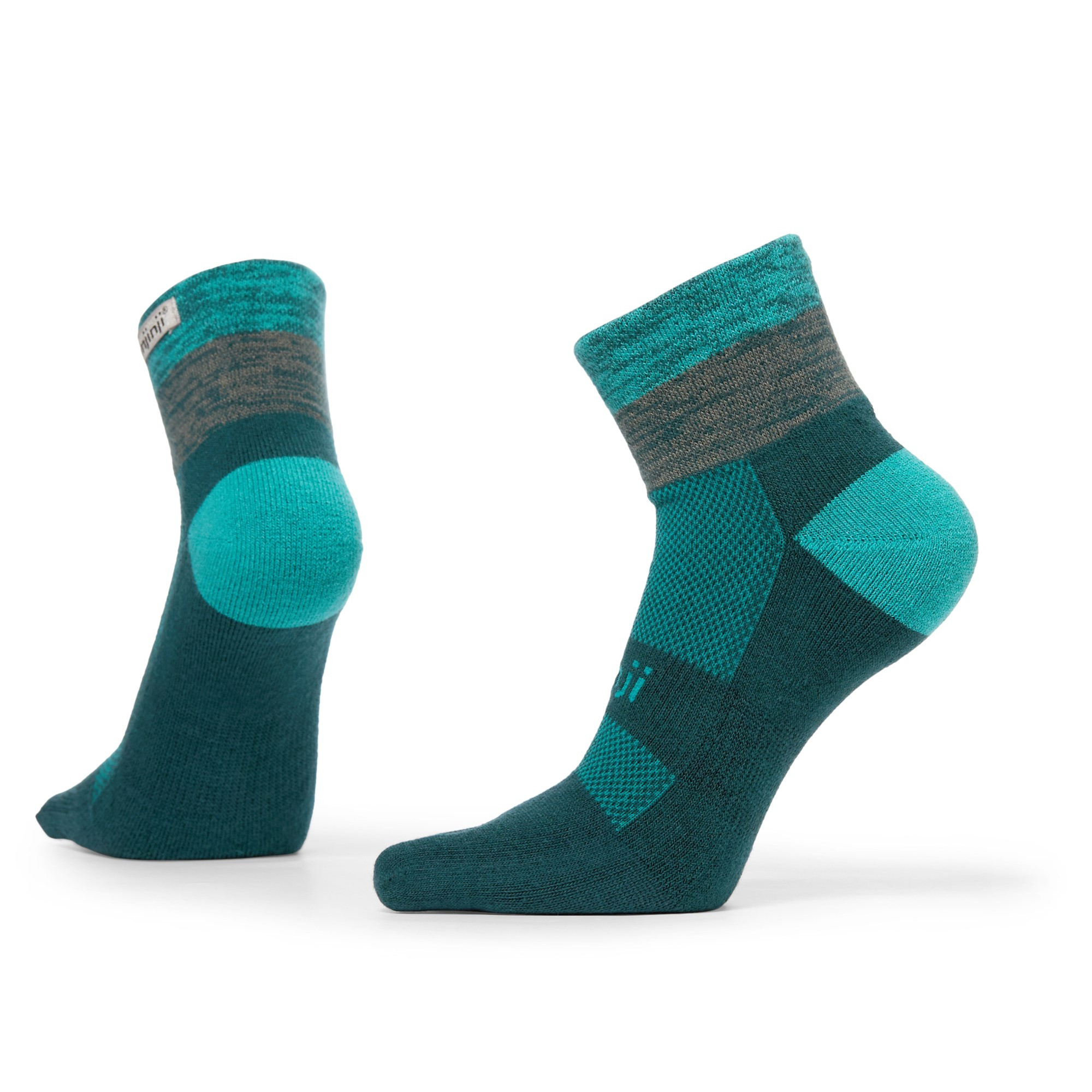 Injinji Trail Midweight Mini-Crew Socks Blue S | REI
