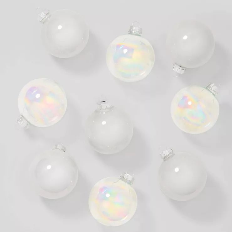 9ct Round Glass Christmas Tree Ornament Set - Wondershop™ | Target