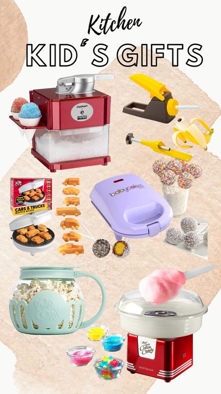 Kid’s kitchen gift ideas- we have and love these!  The popcorn maker gets used a couple times a week and makes delicious popcorn.  We have the smaller snack sized one 

#LTKHoliday #LTKkids #LTKfamily