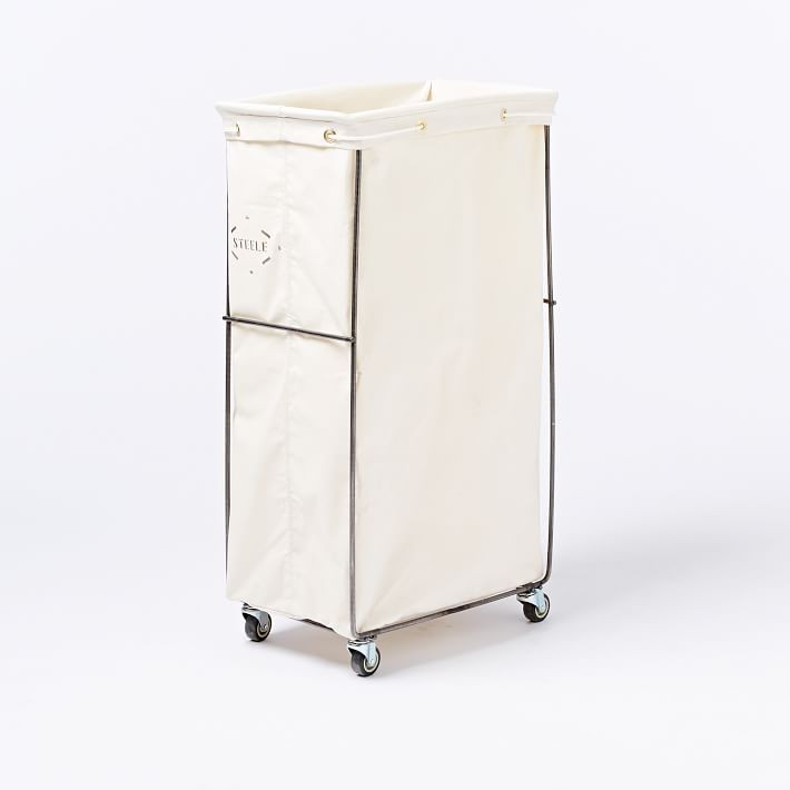 Steele Canvas Hamper on Wheels | West Elm (US)
